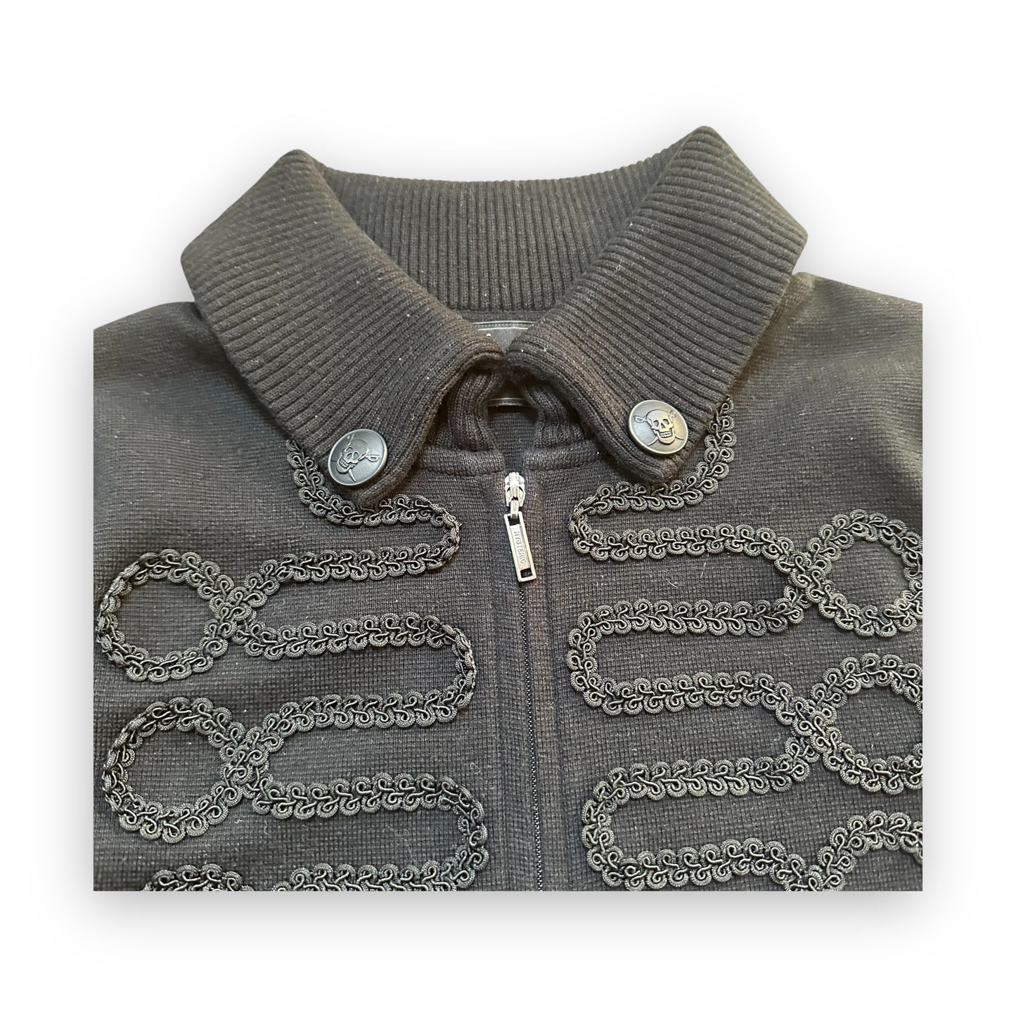 Sweater Histeric Glamour Flanel Zip Black (S)