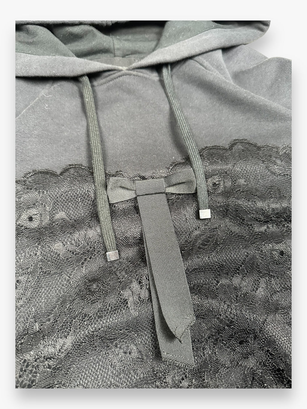 Sweatshirt Hoodie Dolce &amp; Gabbana Lace Black