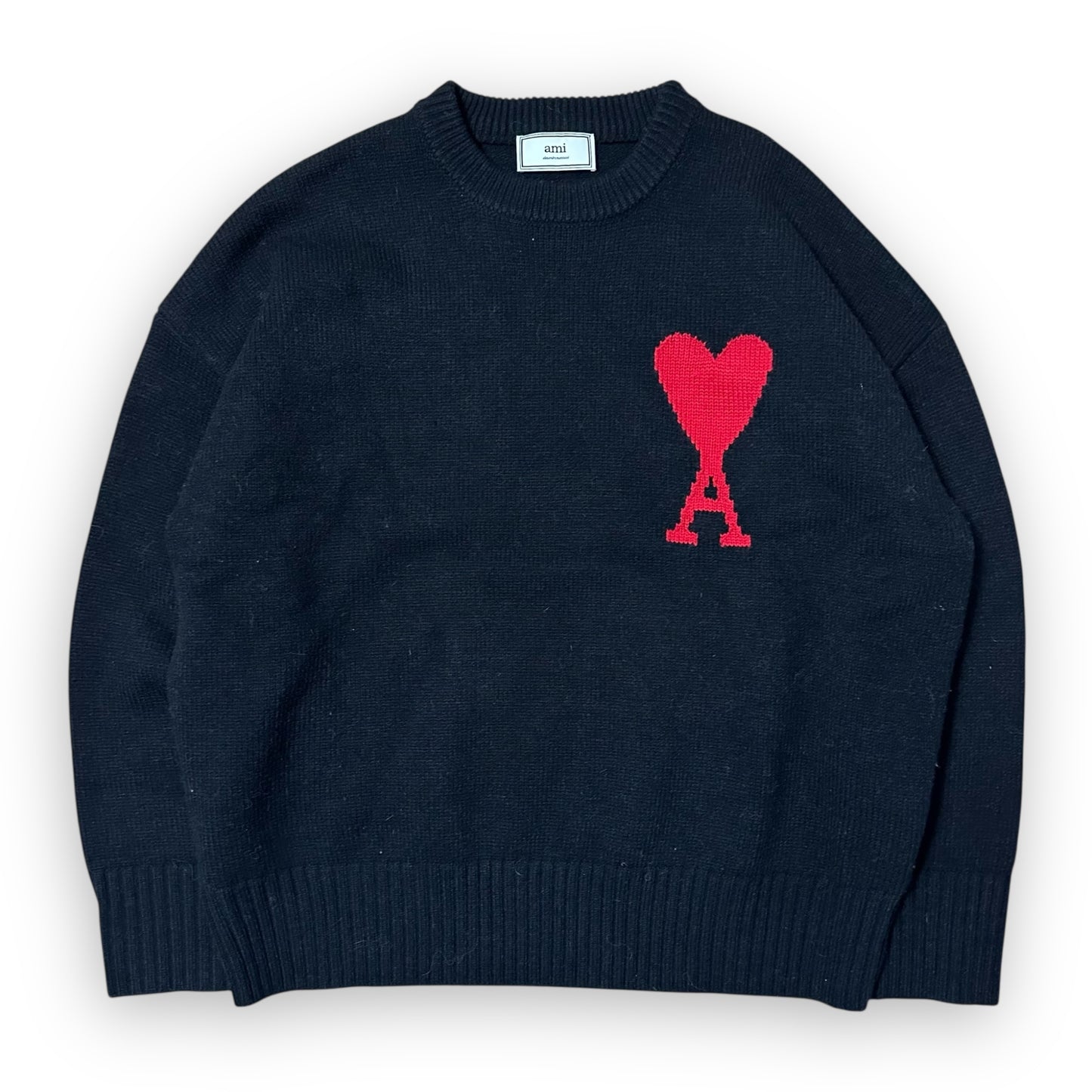 Sweater Ami Paris Black Red (S)