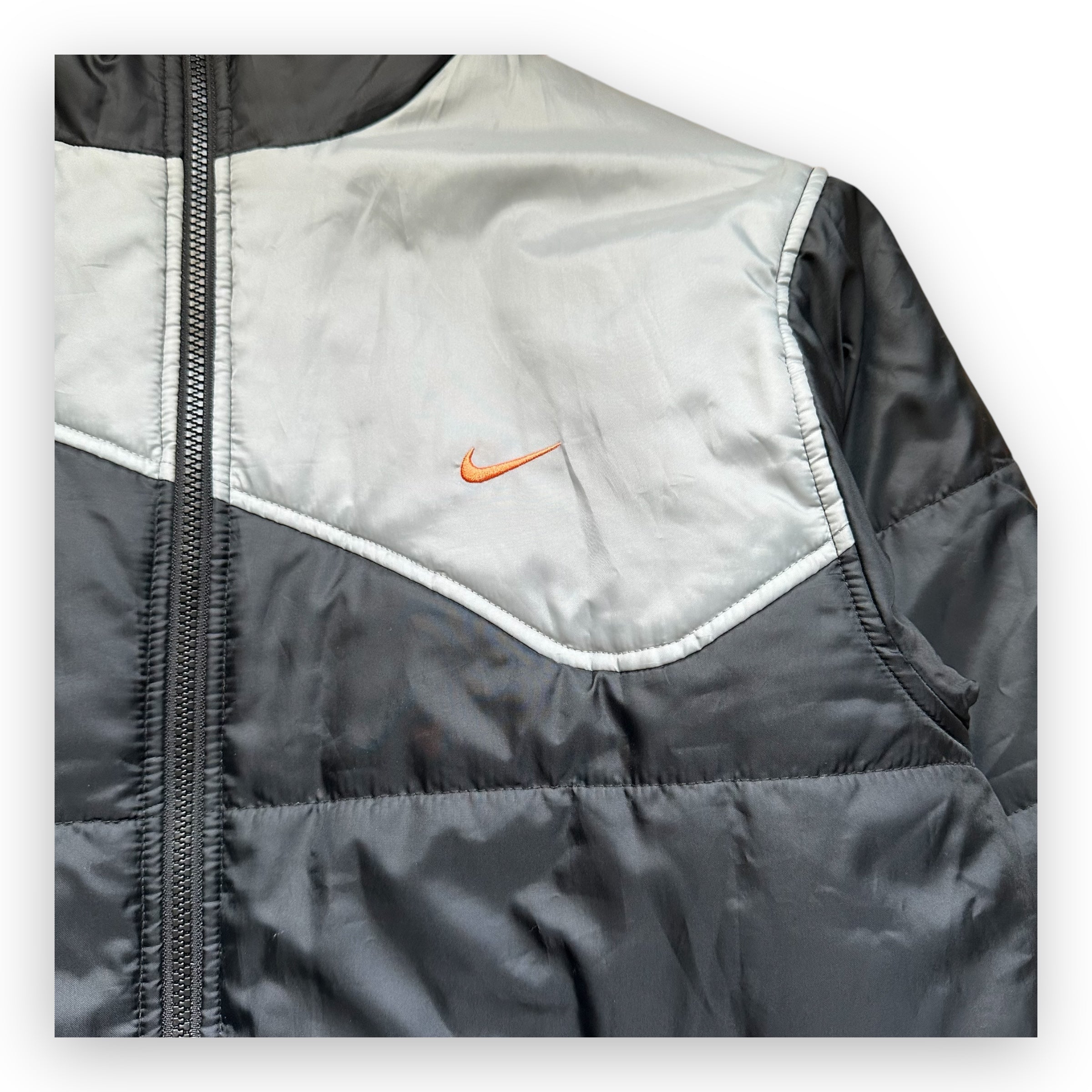 Jacket Nike TN Parka + Puffer Black Orange vintage 00s