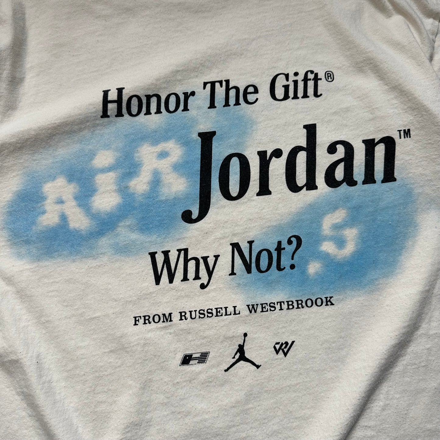 Tee Jordan x Russel Westbrook Honor the Gift Ivory (L)