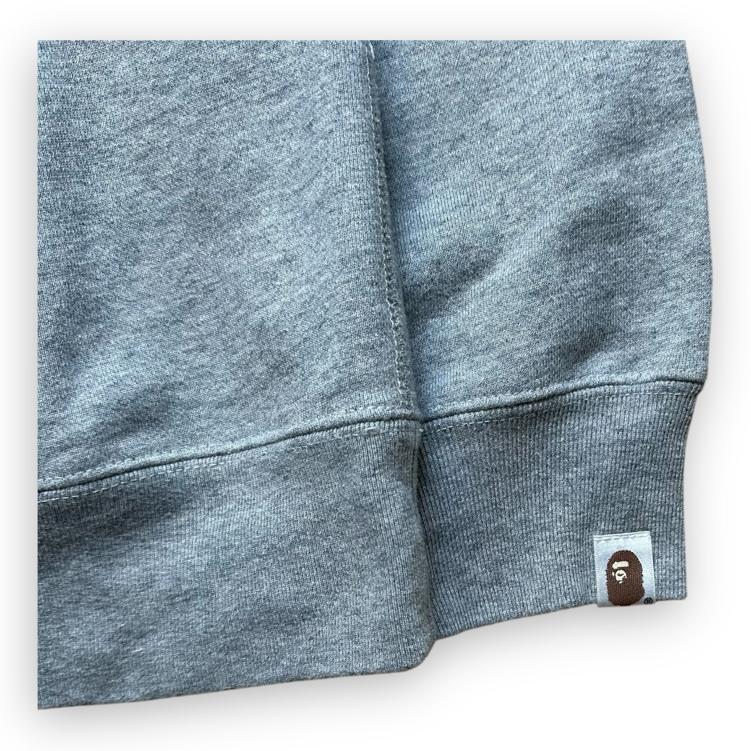 BAPE Shark Gray Crewneck Sweatshirt