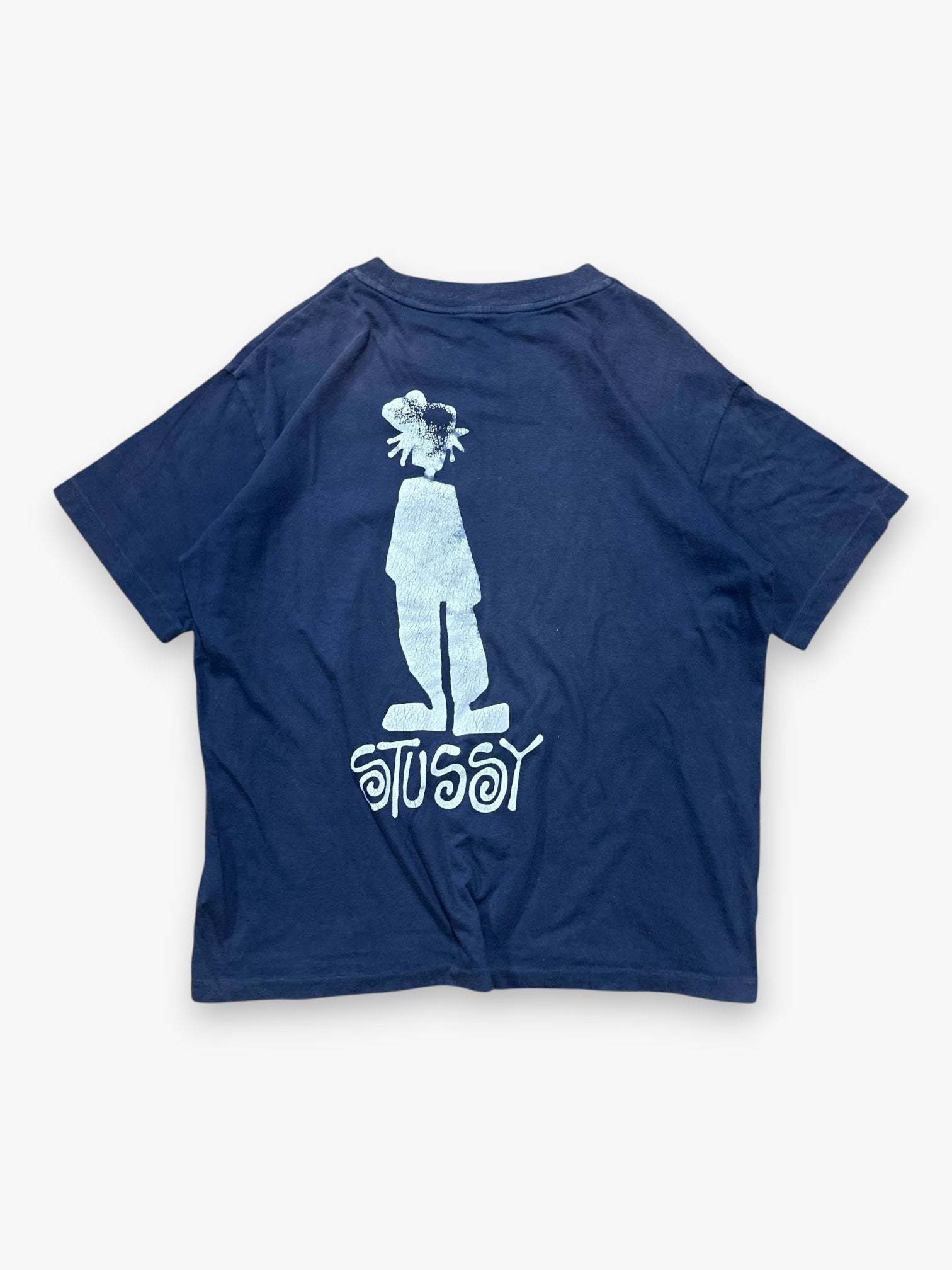 Tee Stussy Man Navy Single Stitch vintage 90’s