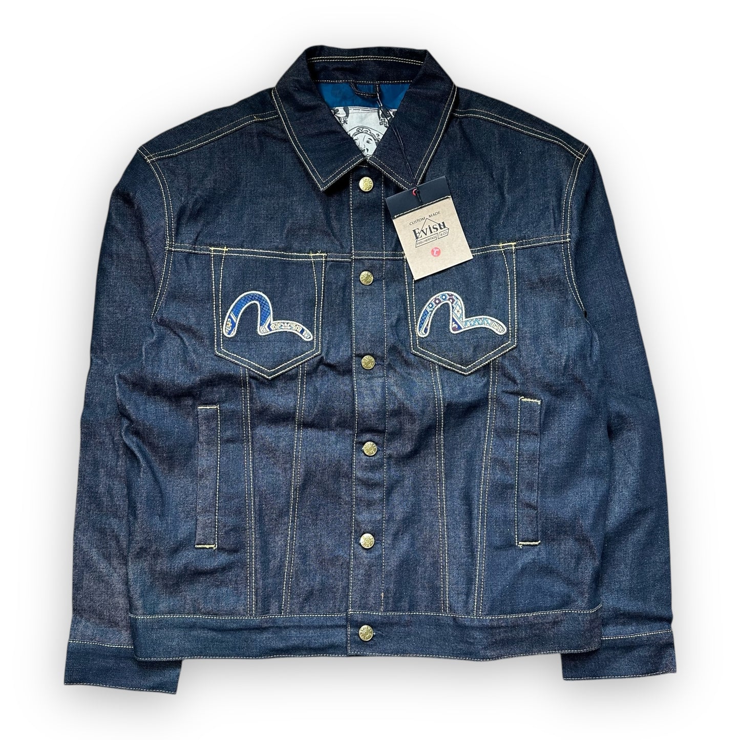 Jacket Evisu Denim Seagull Eagle Embroidery (L)