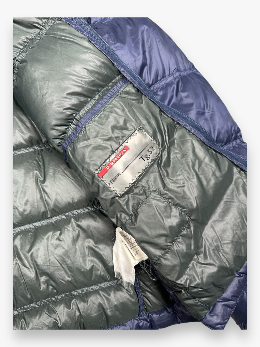 Puffer Jacket Prada Navy