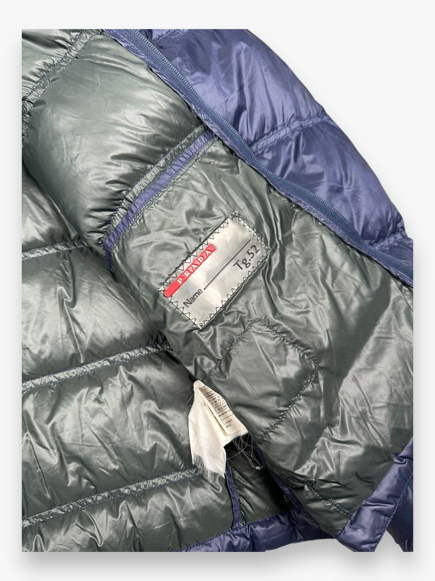 Puffer Jacket Prada Navy