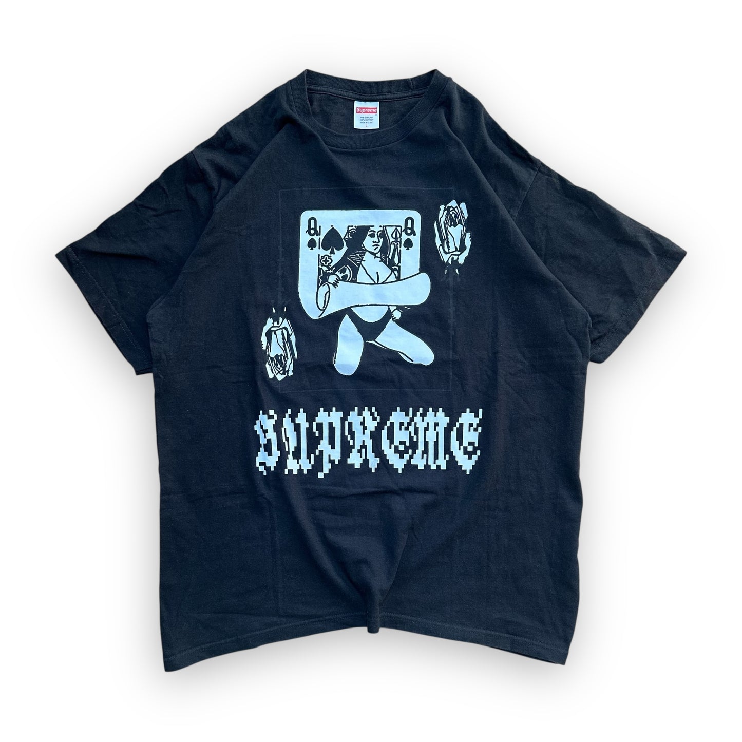 Tee Supreme Queen Black FW19 (L)