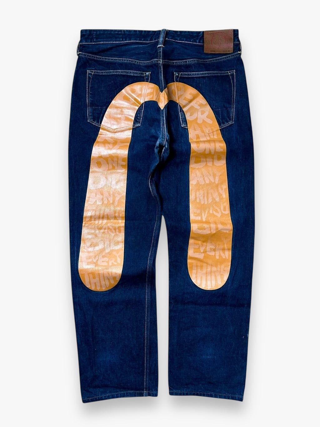 Jeans Evisu Daicock Lot 2000 Orange