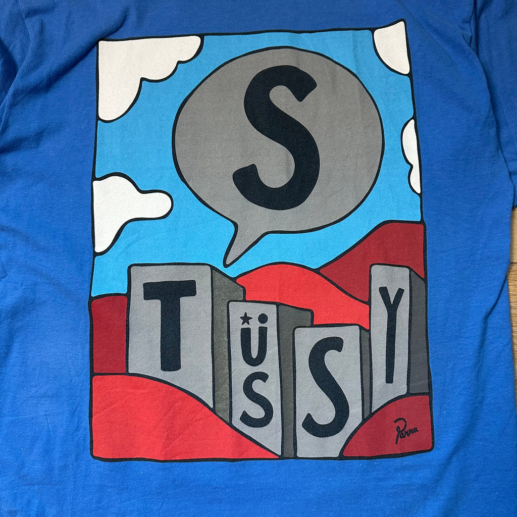 Tee Stussy Parra Blue