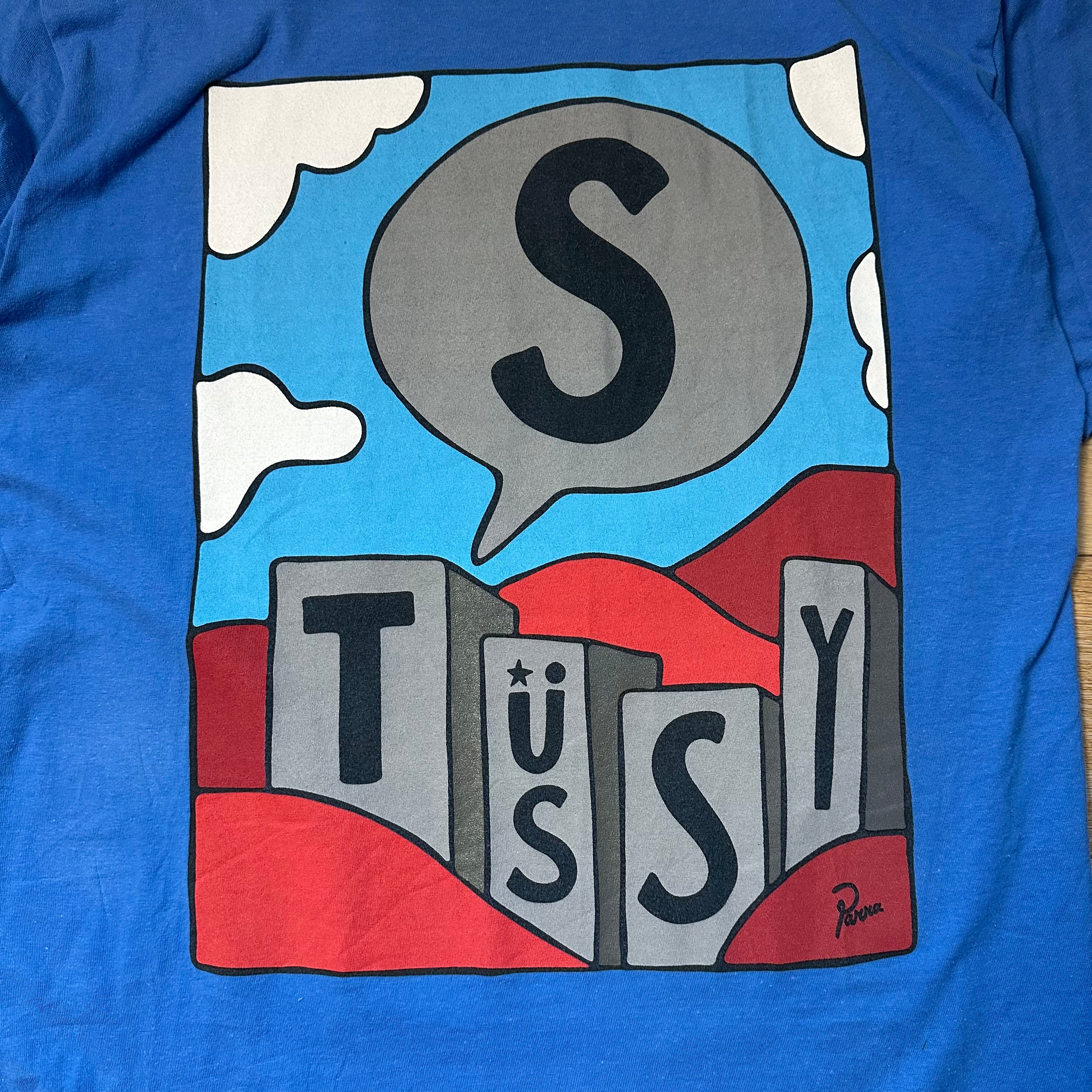 Tee Stussy Parra Blue
