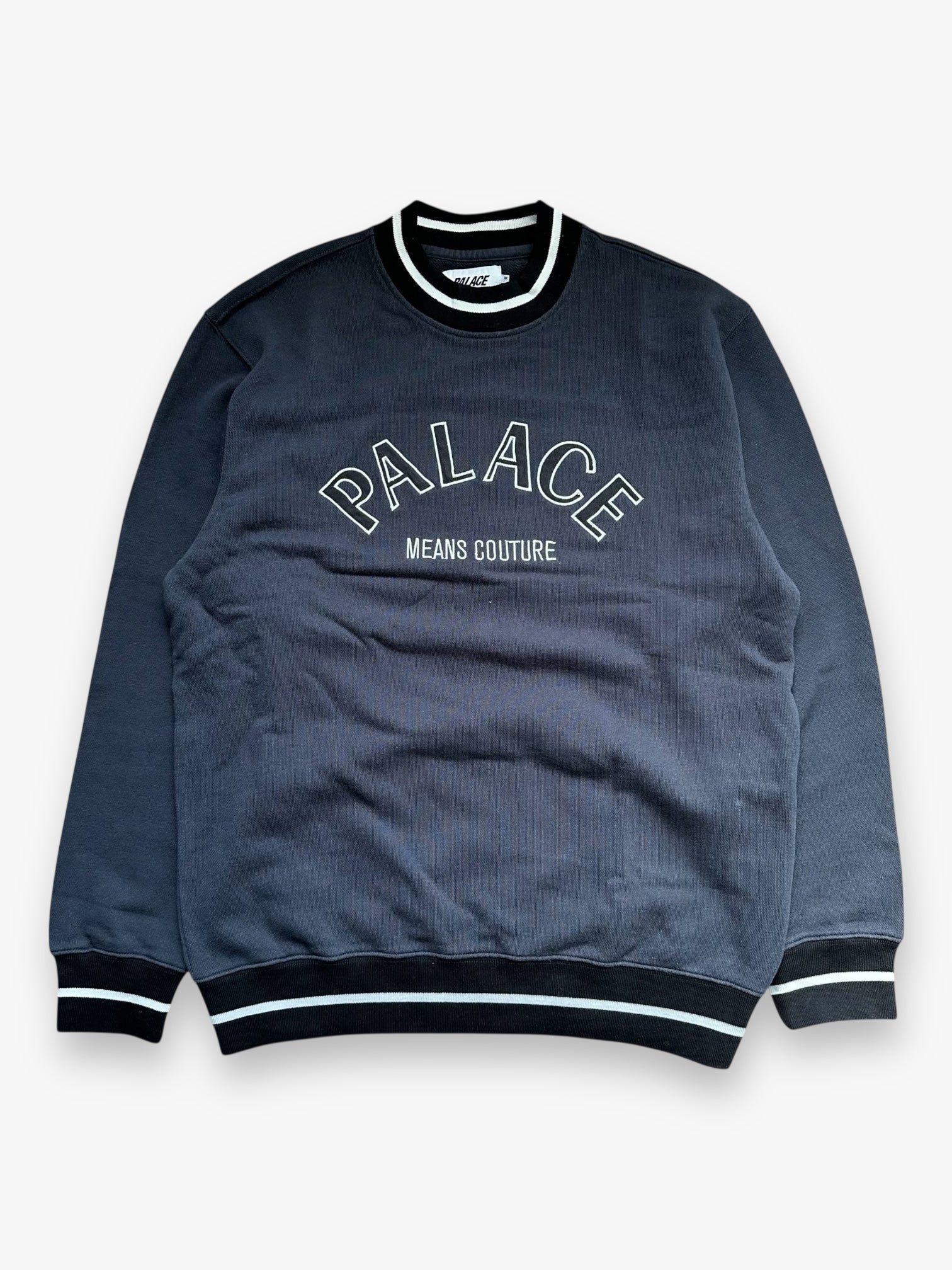 Palace Couture Crewneck Sweatshirt Dark Gray SS18