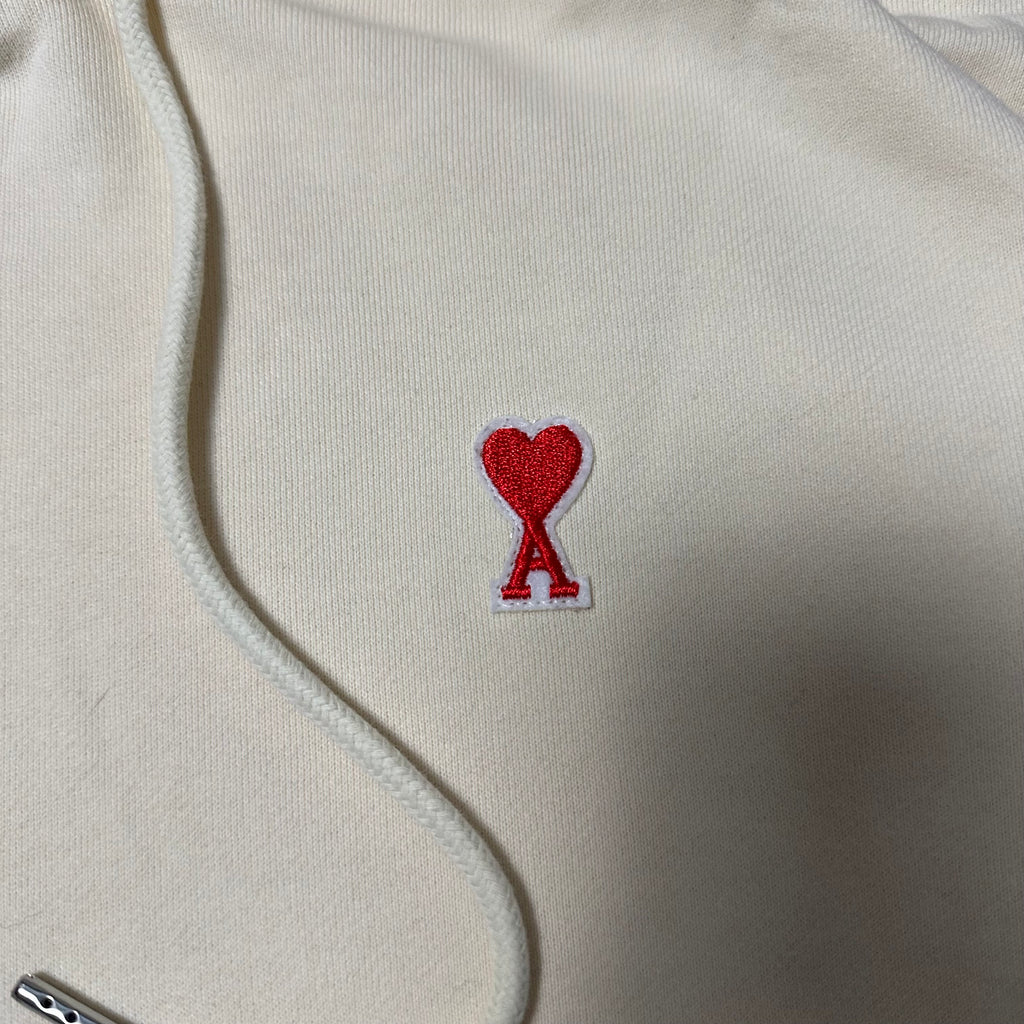 Sweatshirt Hoodie Ami Paris Vintage Beige