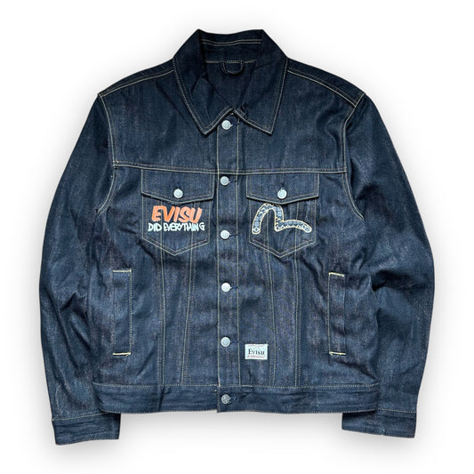 Jacket Evisu Denim Seagull Did Everything Orange (S)