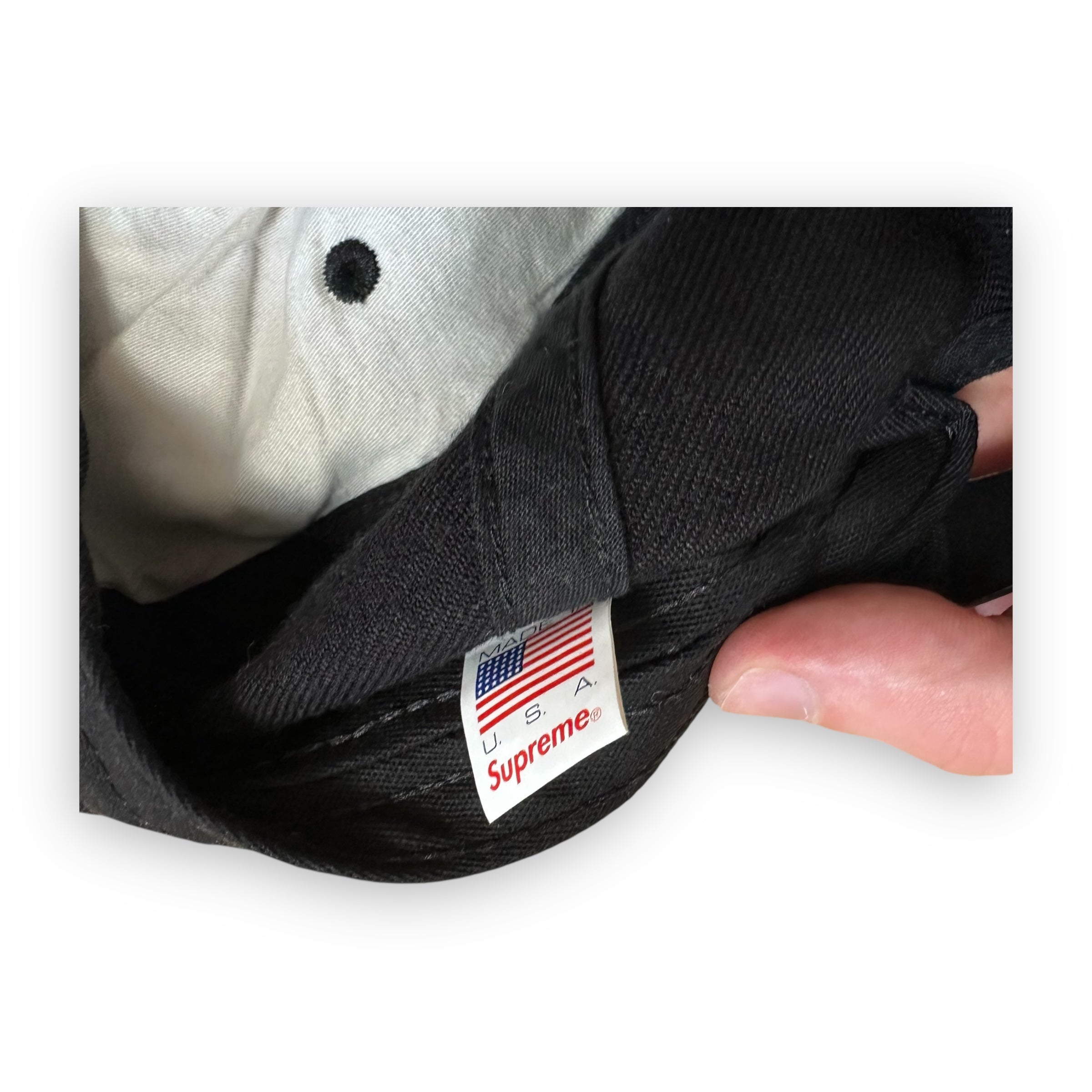 Cap Supreme Team 6-Panel Black SS20