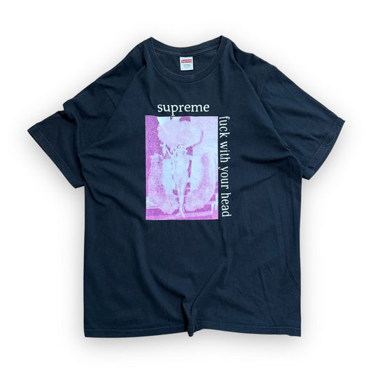Tee Supreme Fuck With Your Head Black FW17 (L)
