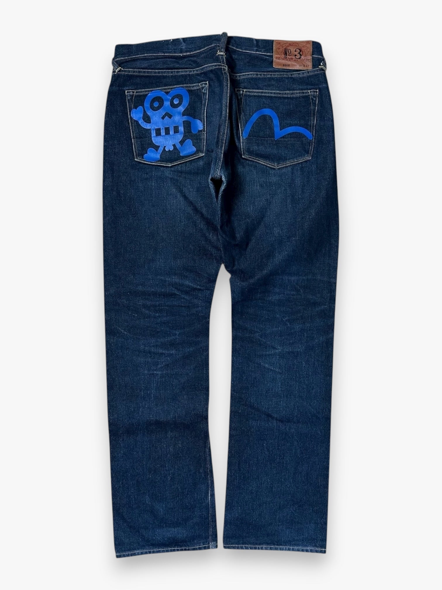 Jeans Evisu Seagull Robot Blue Lot 2008