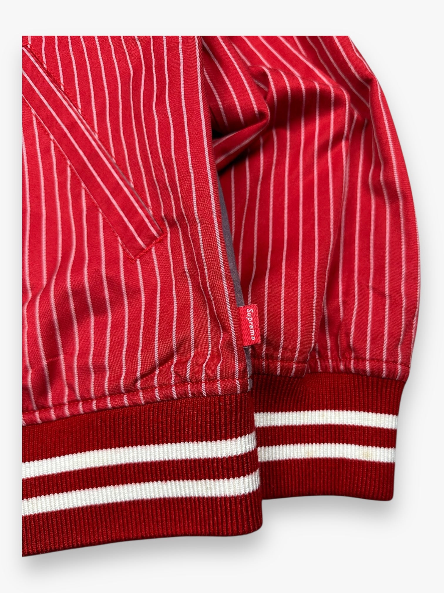 Supreme Comme des Garcons SHIRT Reversible Bomber Jacket Harold Hunter Red SS14