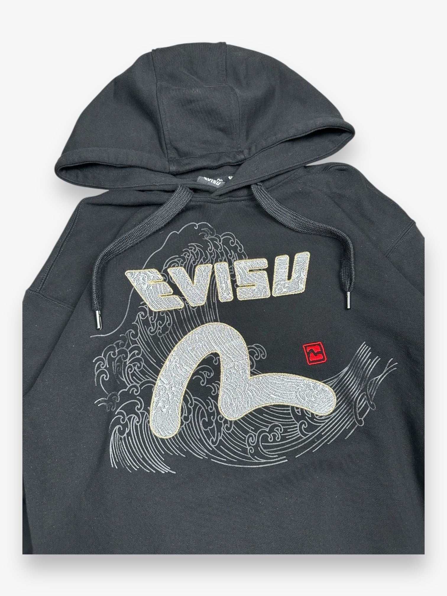 Sweatshirt Hoodie Evisu Wave Gold