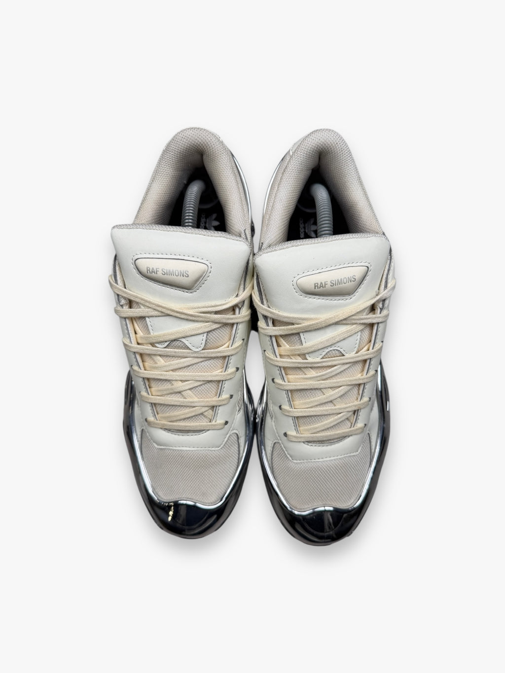 Ozweego Raf Simons Cream Metallic Silver