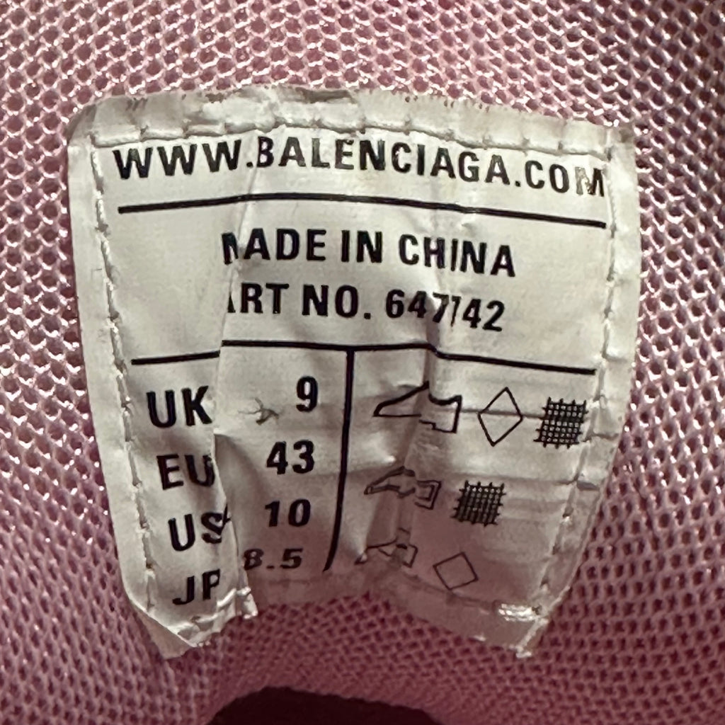 Balenciaga Track Clear Sole Pink