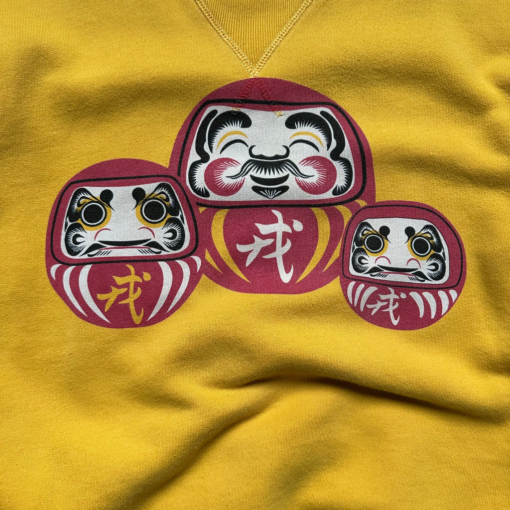 Evisu Yellow Crewneck Sweatshirt