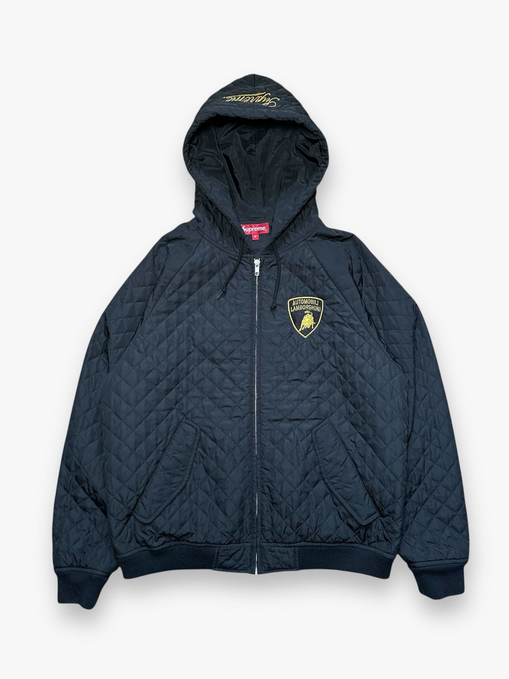 Jacket Supreme Lamborghini Automobili Hooded Work Black SS20