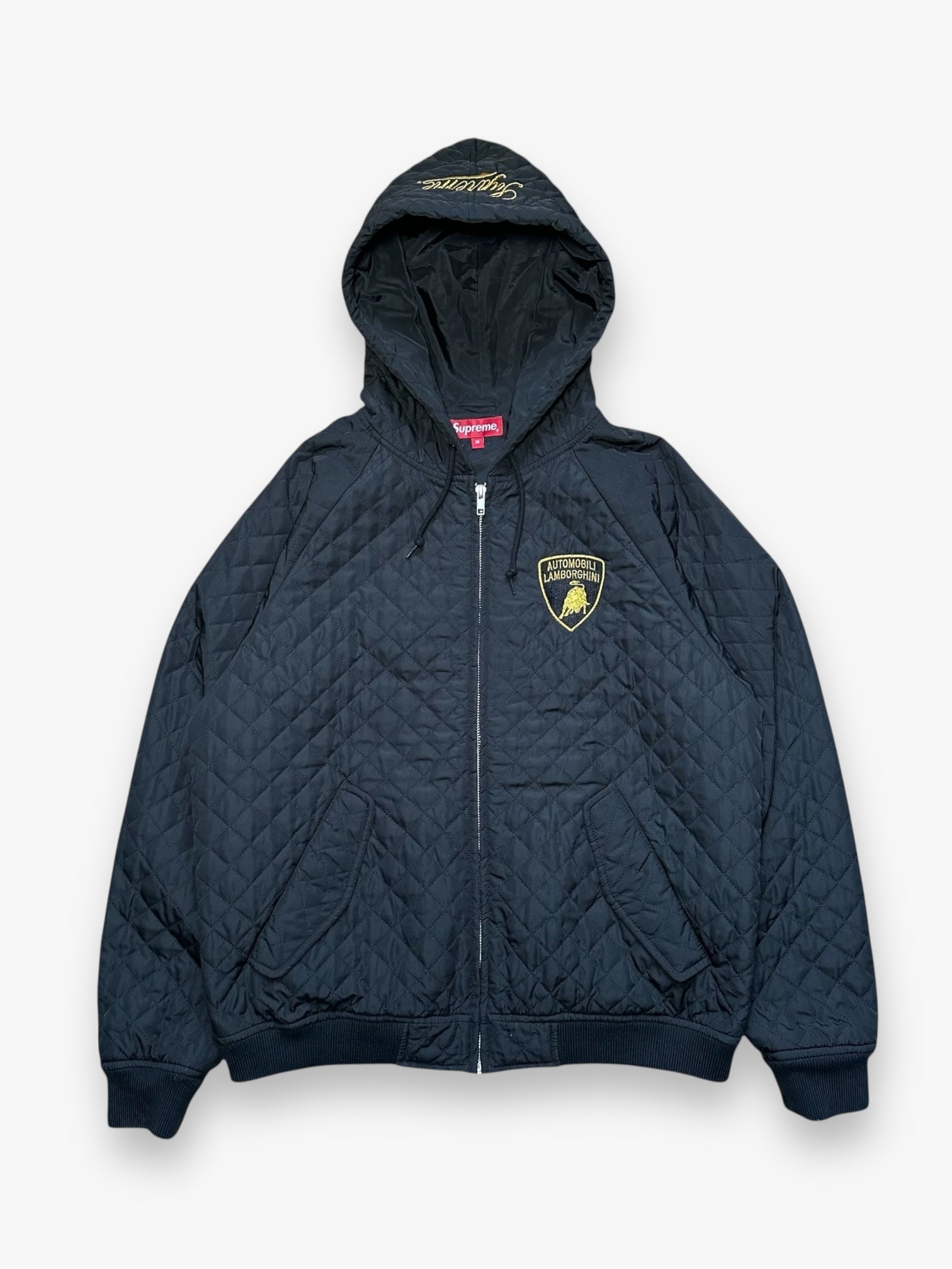 Jacket Supreme Lamborghini Automobili Hooded Work Black SS20