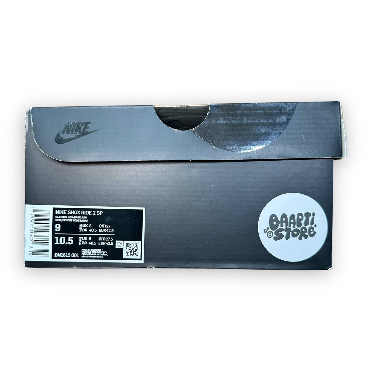 EU42.5 - US9 - UK8 • Shox Ride 2 Supreme Black