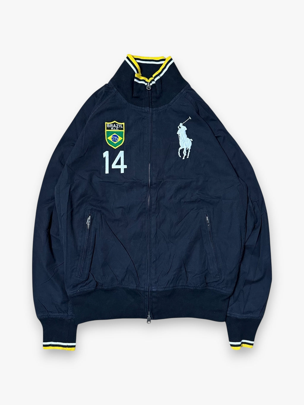 Jacket Ralph Lauren Flag Brazil Black vintage