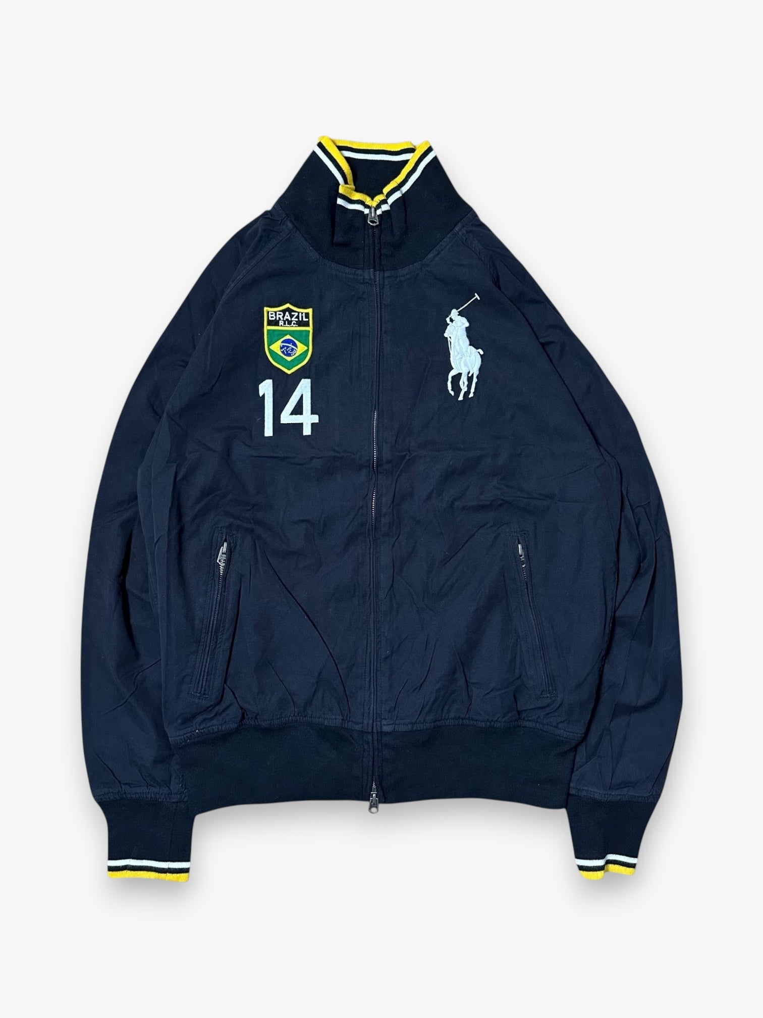 Jacket Ralph Lauren Flag Brazil Black vintage