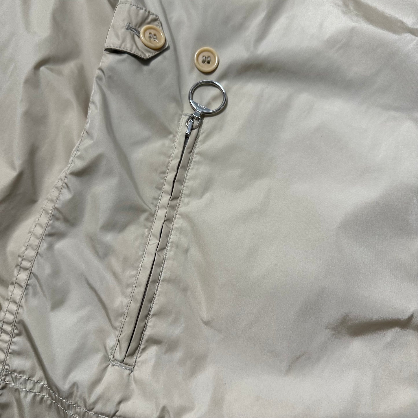 Jacket Prada Sport Reversible Nylon Cream Blue (L)