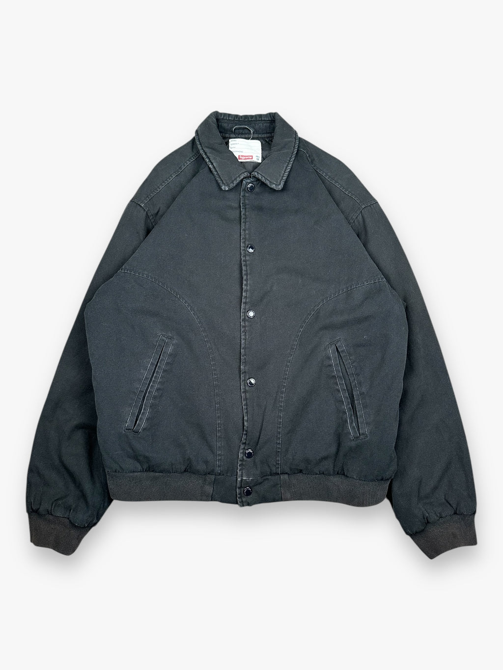 Supreme Twill Varsity Jacket Black SS20