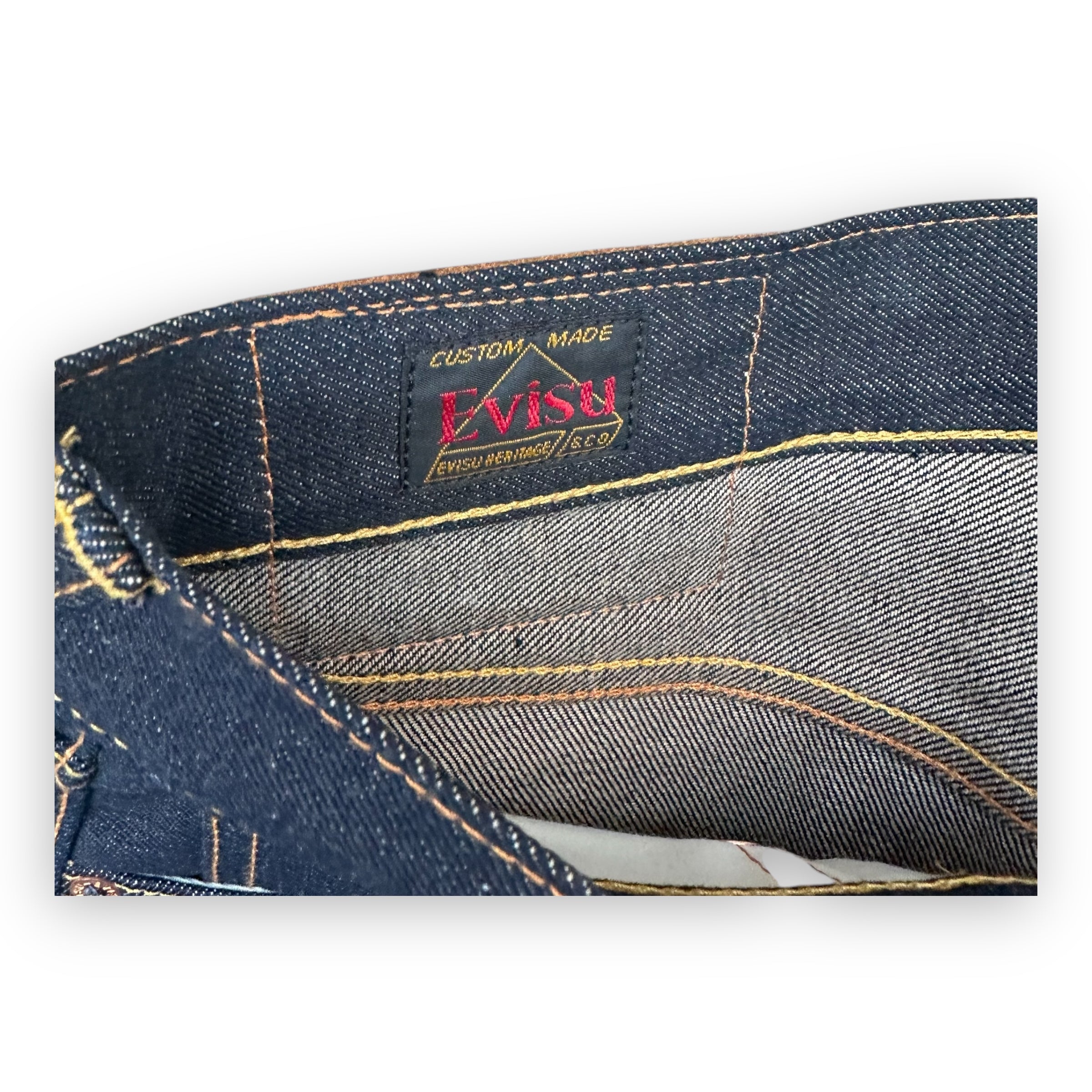 Jeans Evisu Daicock Lot 001 Turquoise