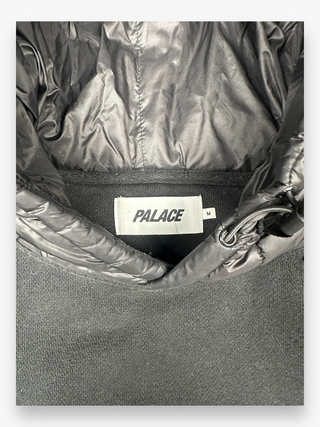 Sweatshirt Hoodie Palace Baffled Black