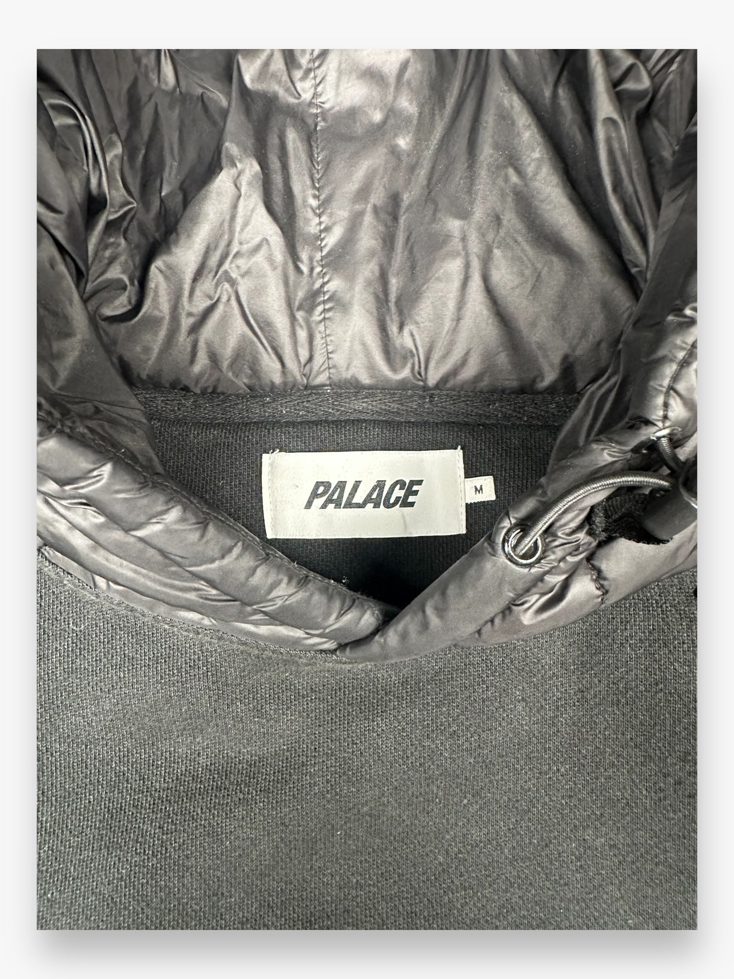 Sweatshirt Hoodie Palace Baffled Black