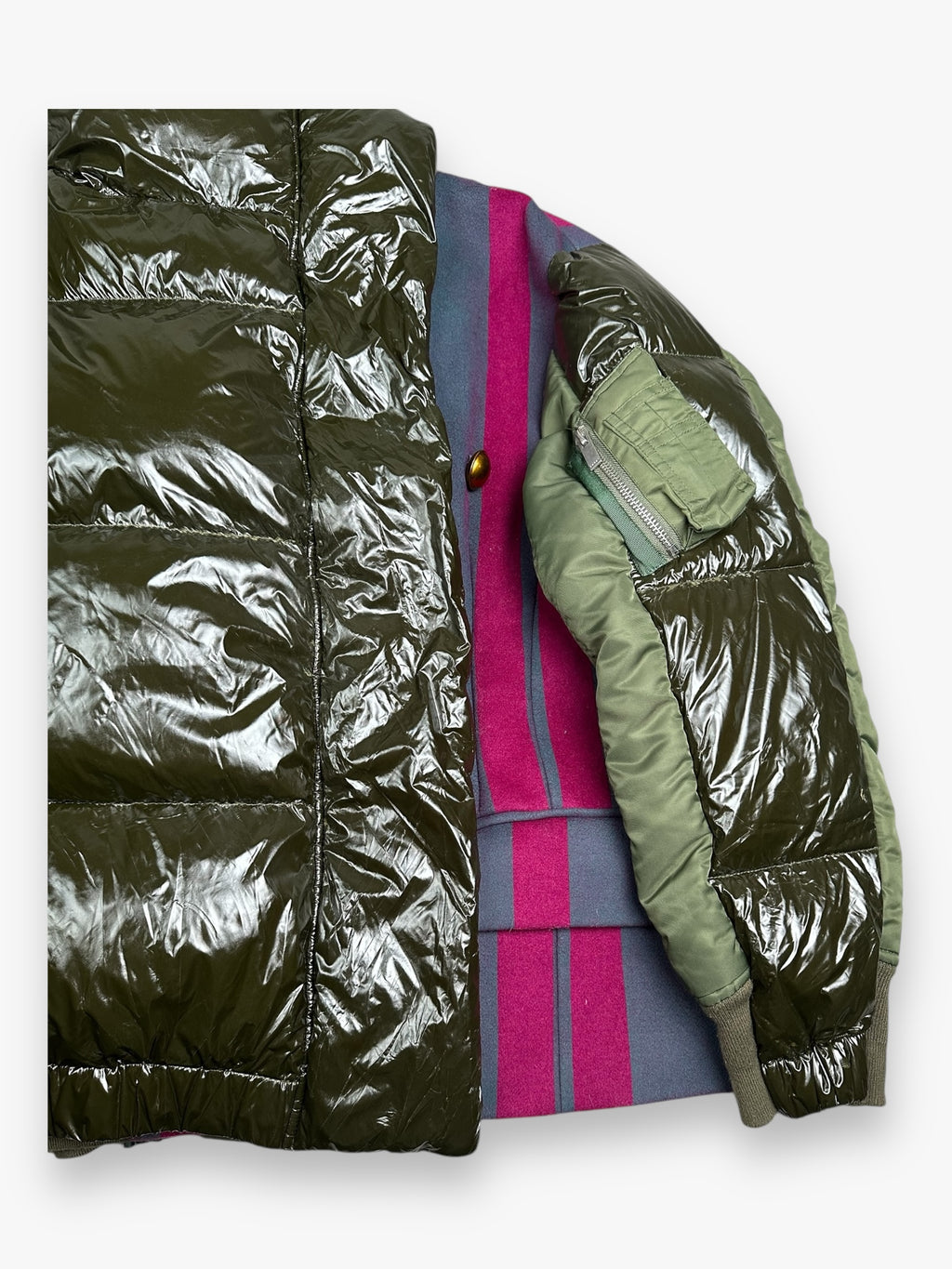 Sacai Oversized Hybrid Jacket Puffer/Bomber/Coat AW18