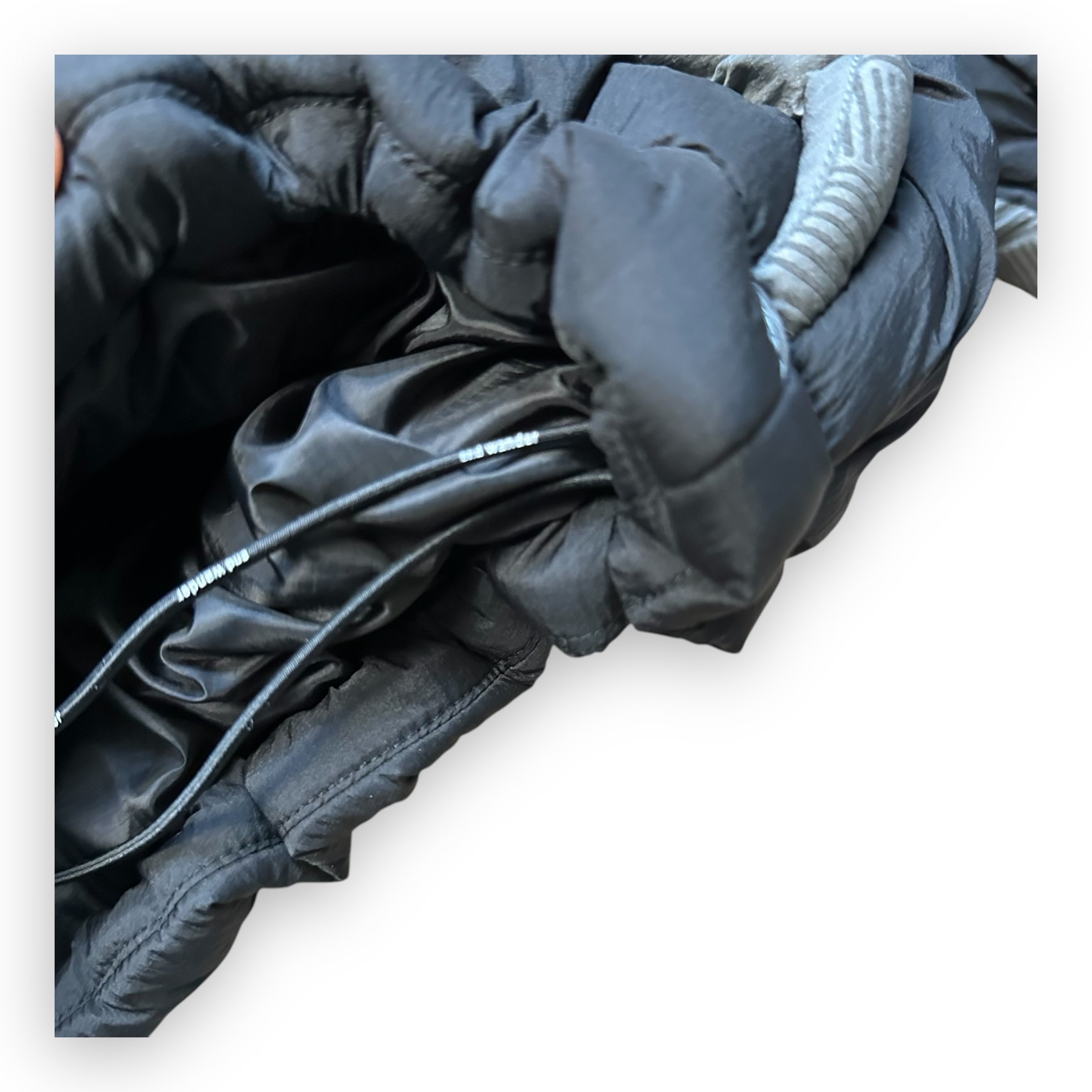 Puffer Jacket And Wander Primaloft Ripstop Black Grey