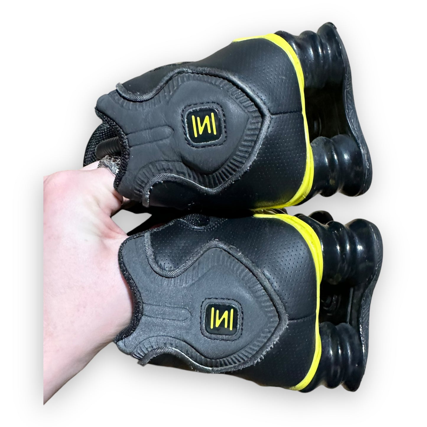 EU44 - US10 - UK9 • Shox TL Black Dynamic Yellow