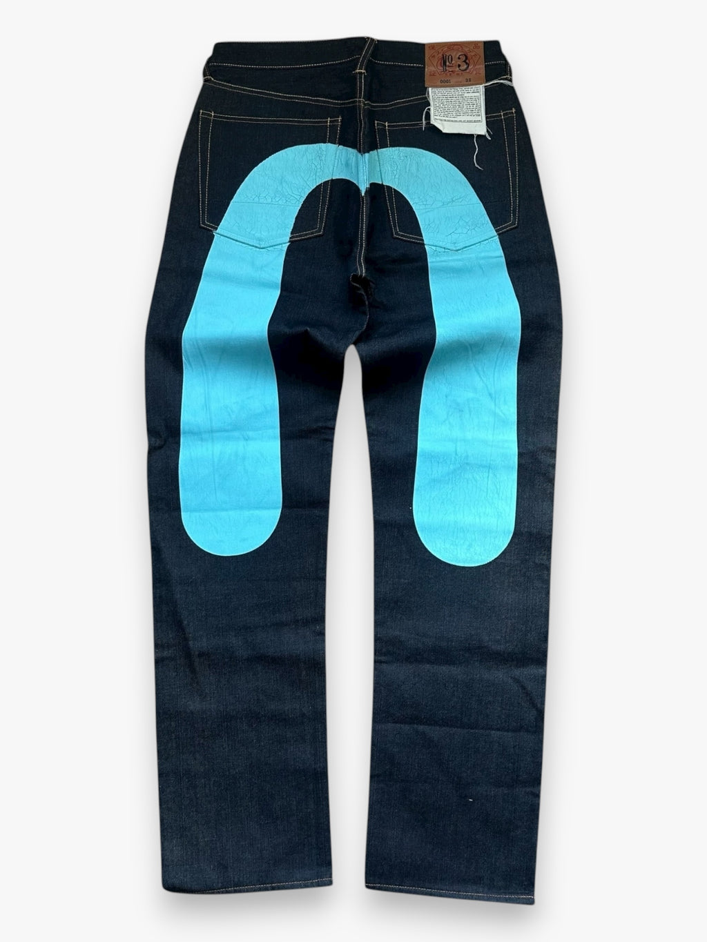 Jeans Evisu Daicock Lot 001 Turquoise