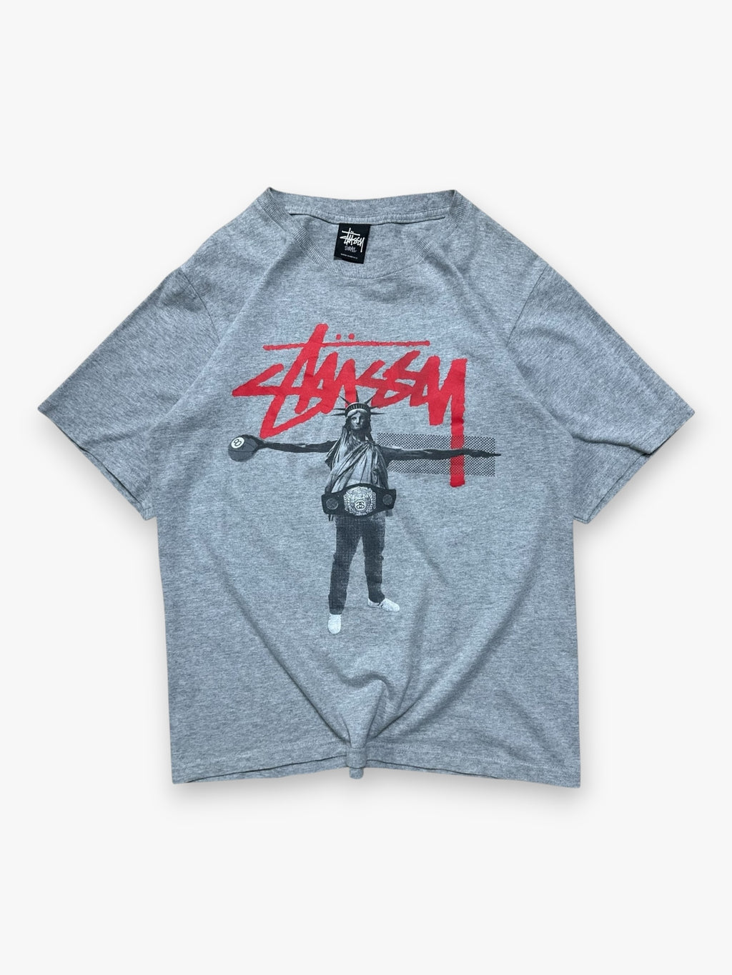 Tee Stussy America Grey vintage