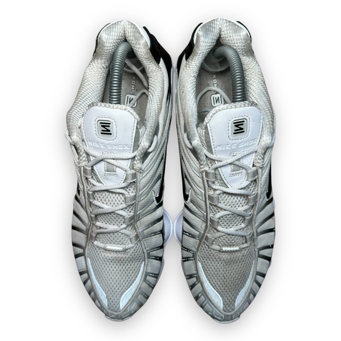 EU42.5 - US9 - UK8 • Shox TL White Black Platinum
