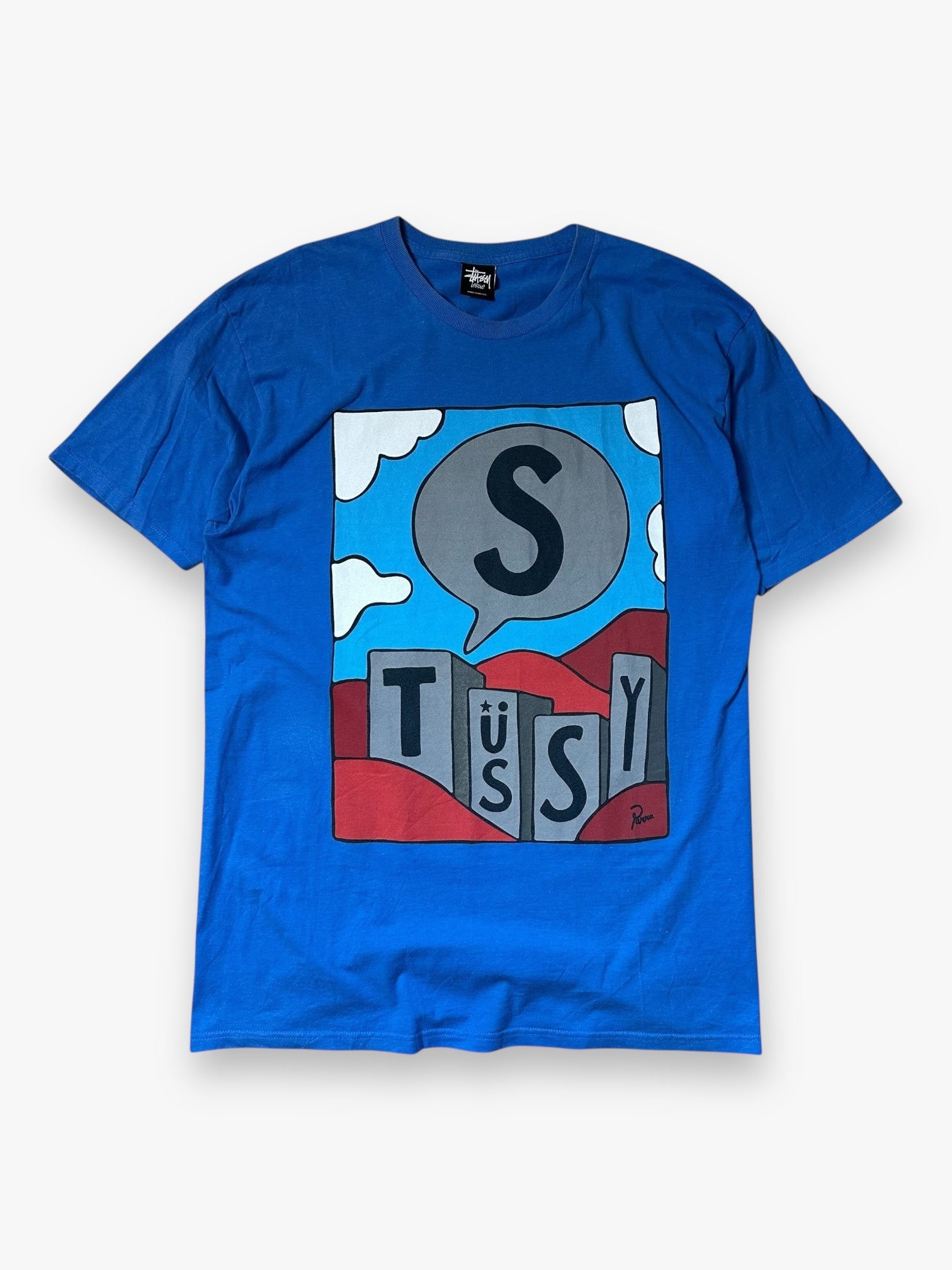 Tee Stussy Parra Blue