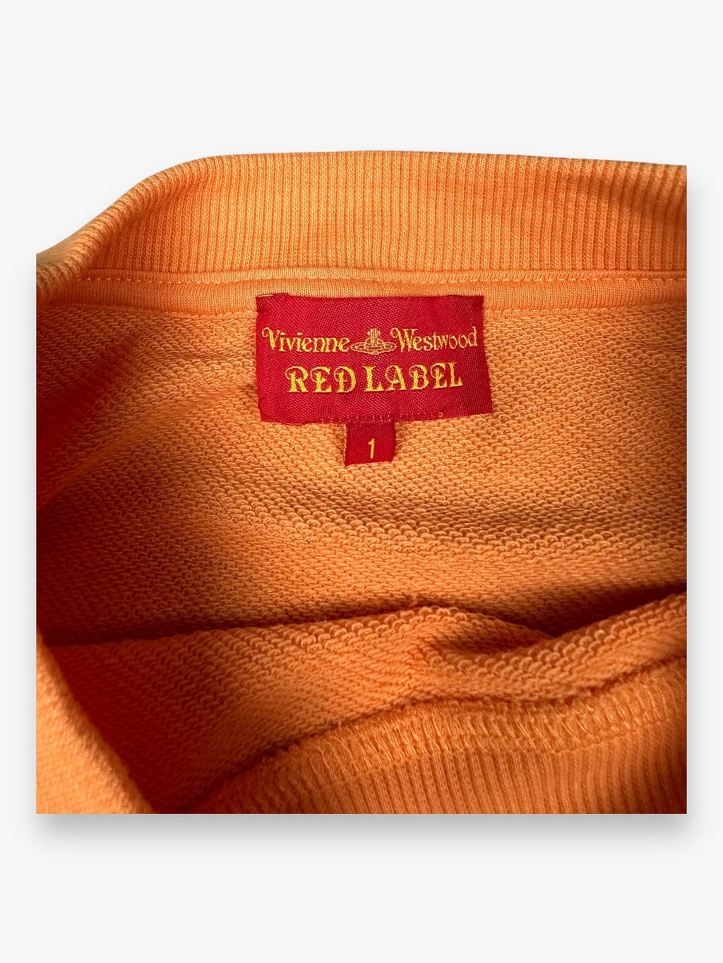 Vivienne Westwood Red Label Laces Crewneck Orange