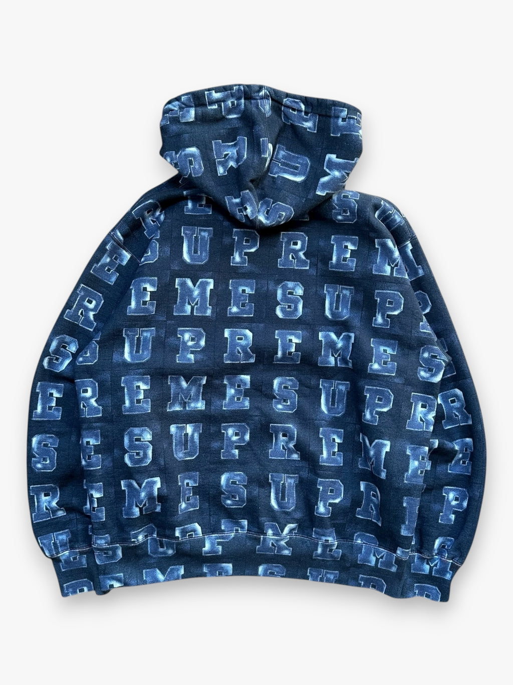 Sweatshirt Hoodie Supreme Blocks Navy SS20