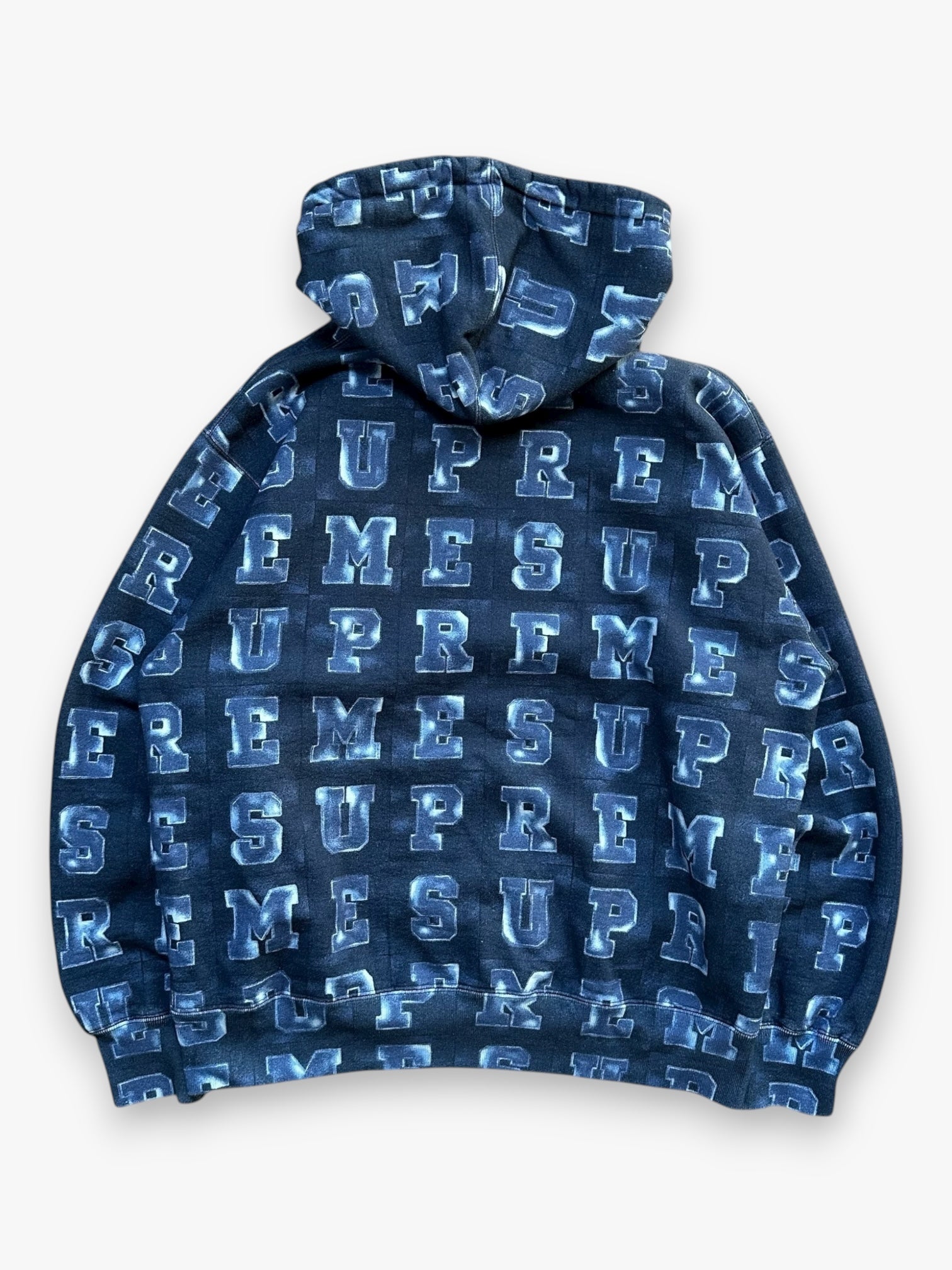 Sweatshirt Hoodie Supreme Blocks Navy SS20
