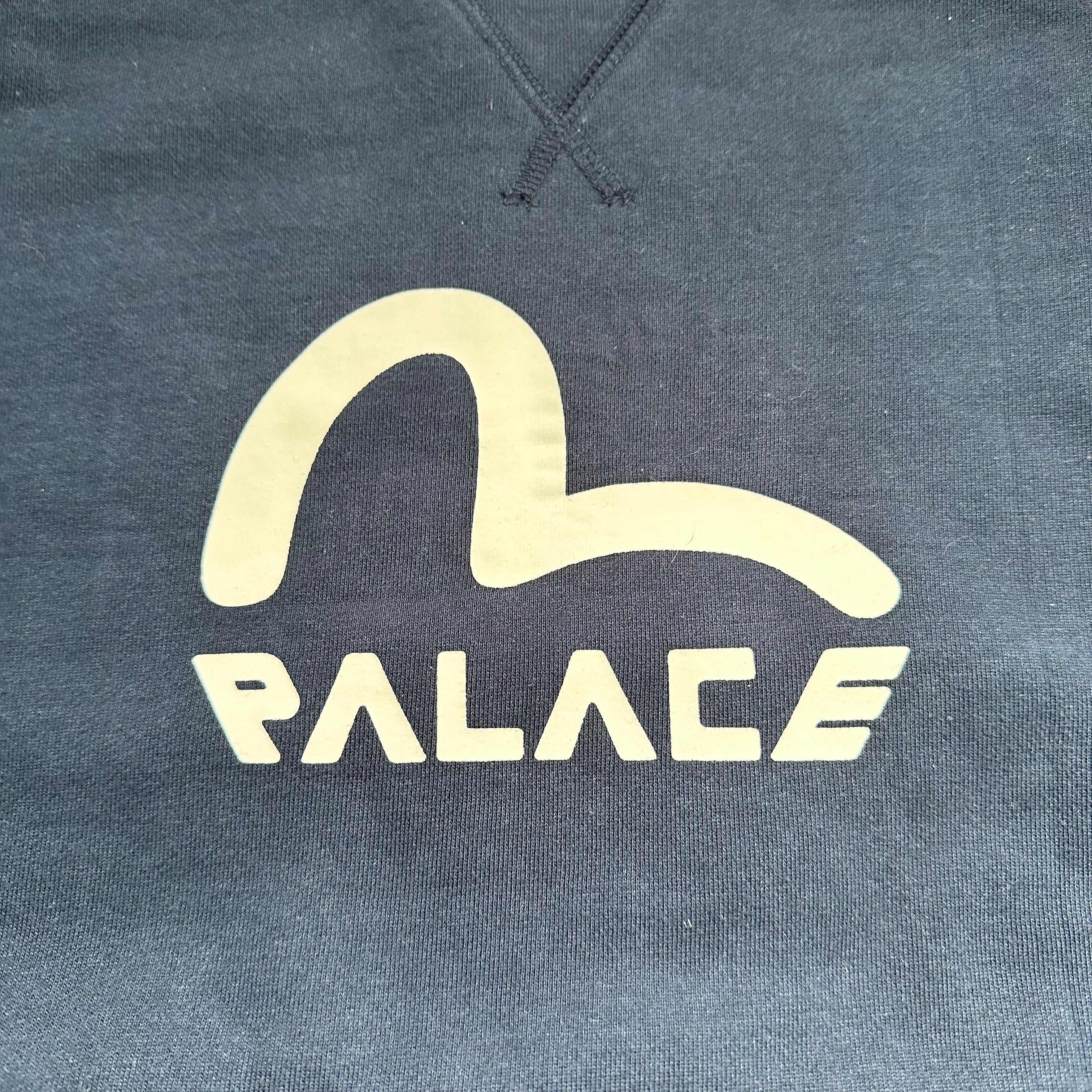 Evisu Palace Reversible Navy Crewneck Sweatshirt SS20