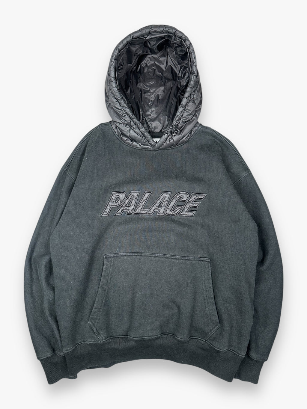 Sweatshirt Hoodie Palace Baffled Black