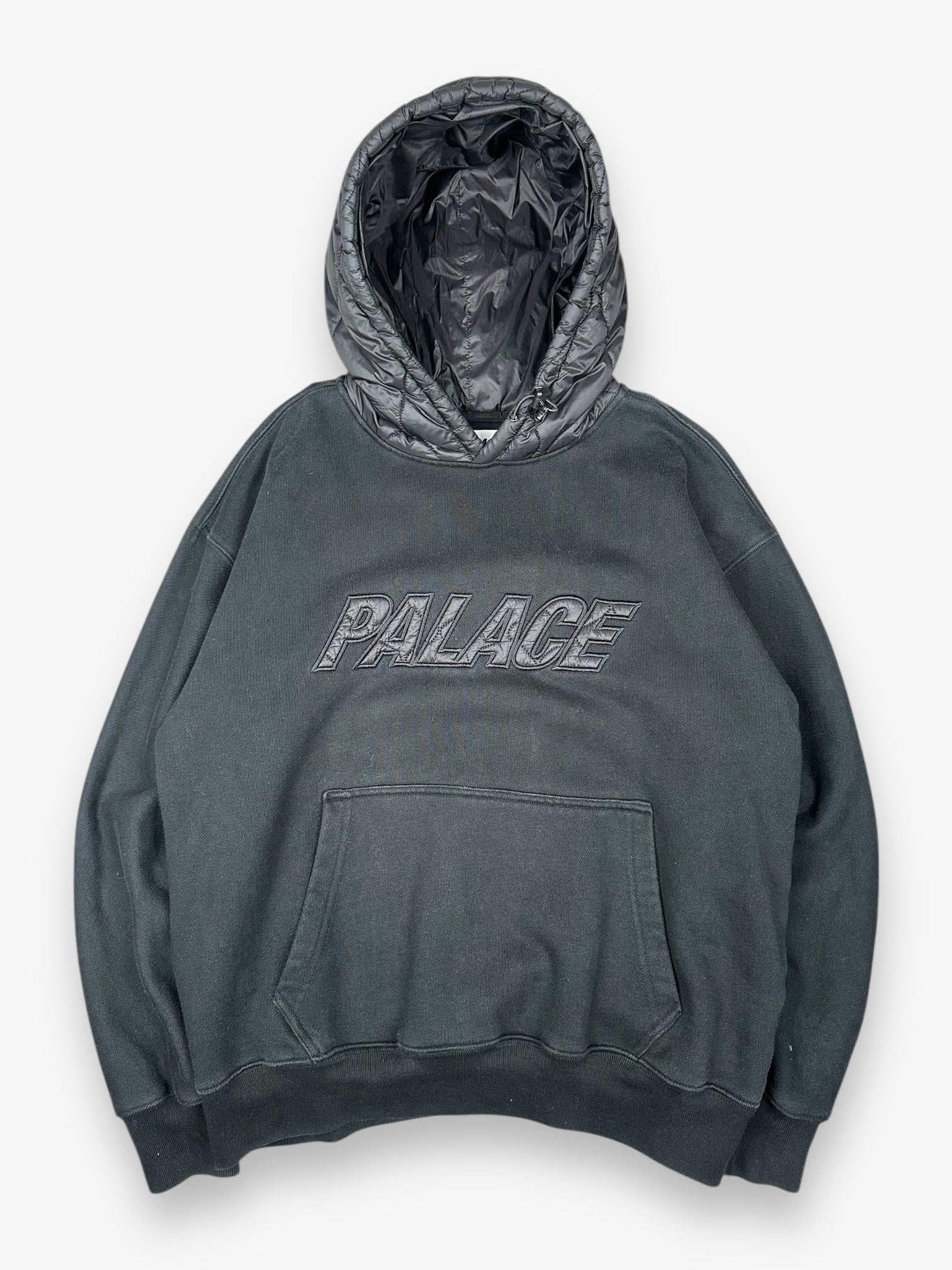 Sweatshirt Hoodie Palace Baffled Black