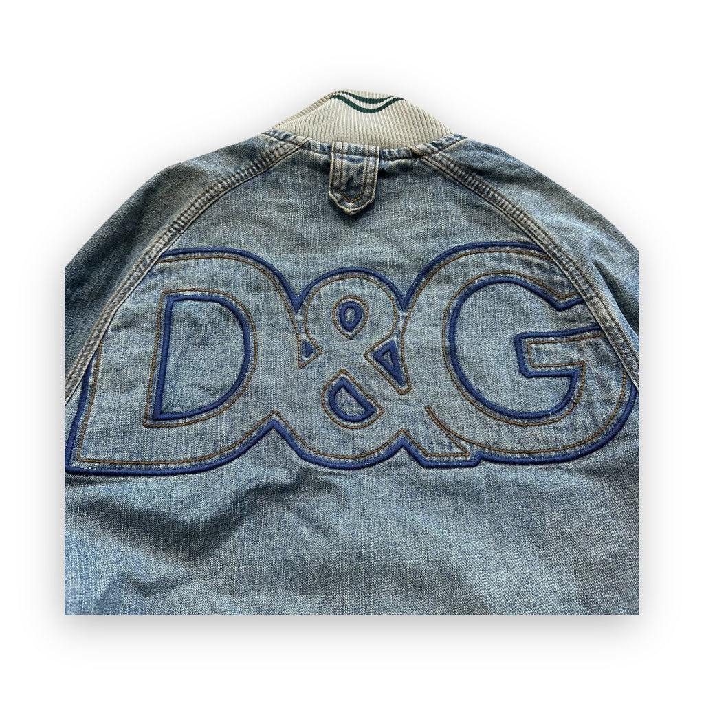 Jacket Dolce & Gabbana Denim Stonewash Logo SS05