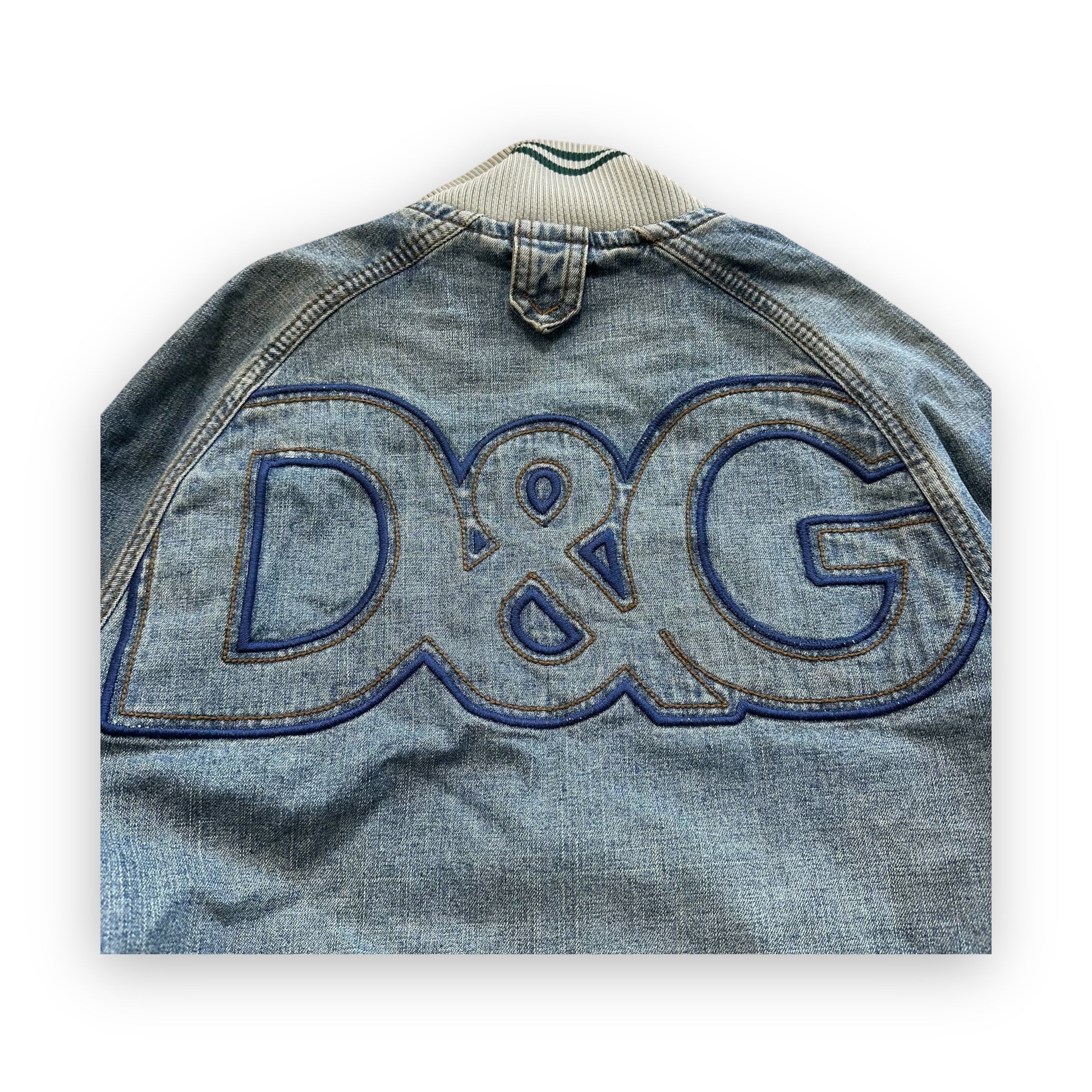 Jacket Dolce & Gabbana Denim Stonewash Logo SS05